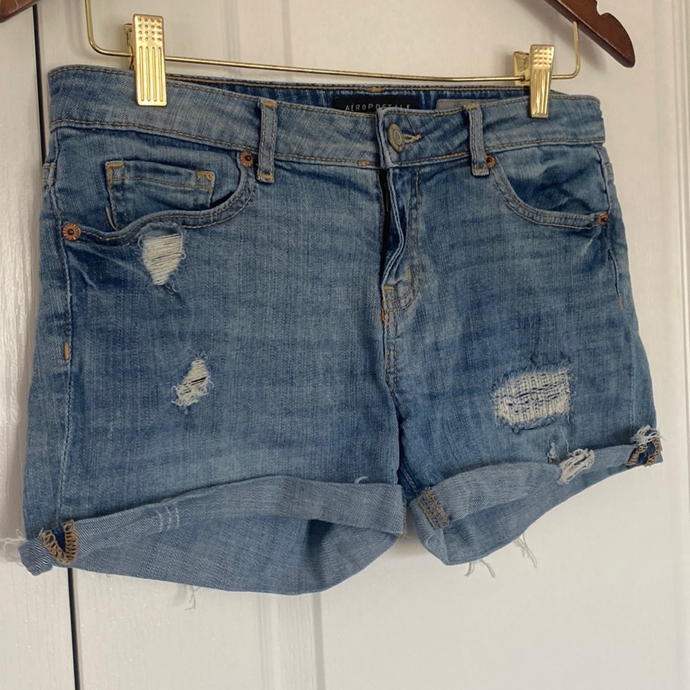 Denim shorts